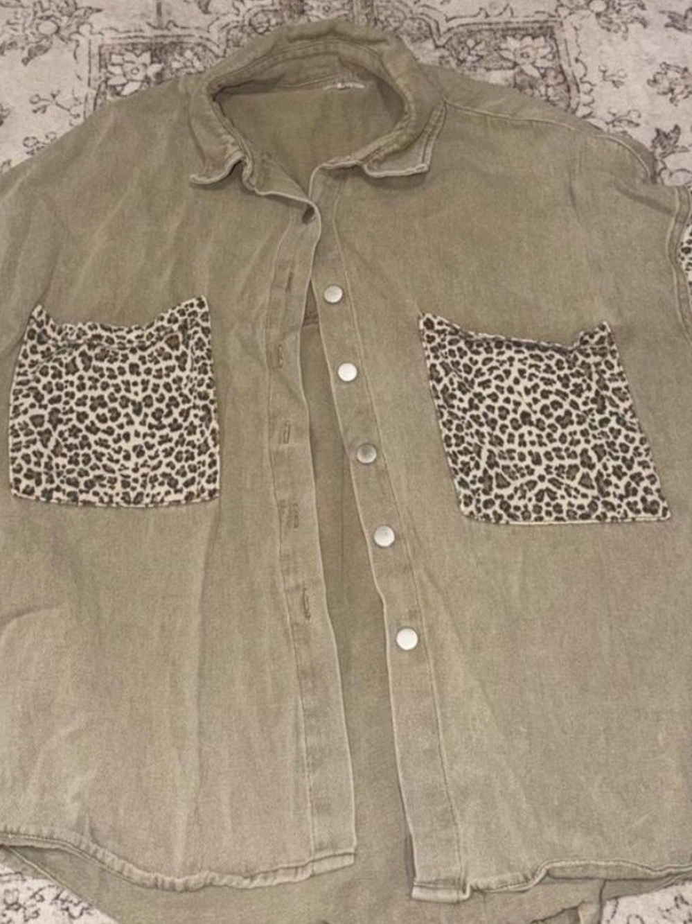 POL Beige/Tan Casual Shirt